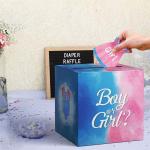 Baby Gender Reveal Voting Box Boys and Girls Gender Voting Game Box for Baby