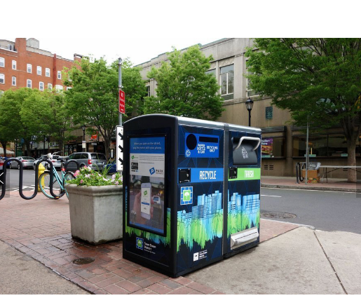 Public 10L To 50L large outdoor Smart Garbage Bins