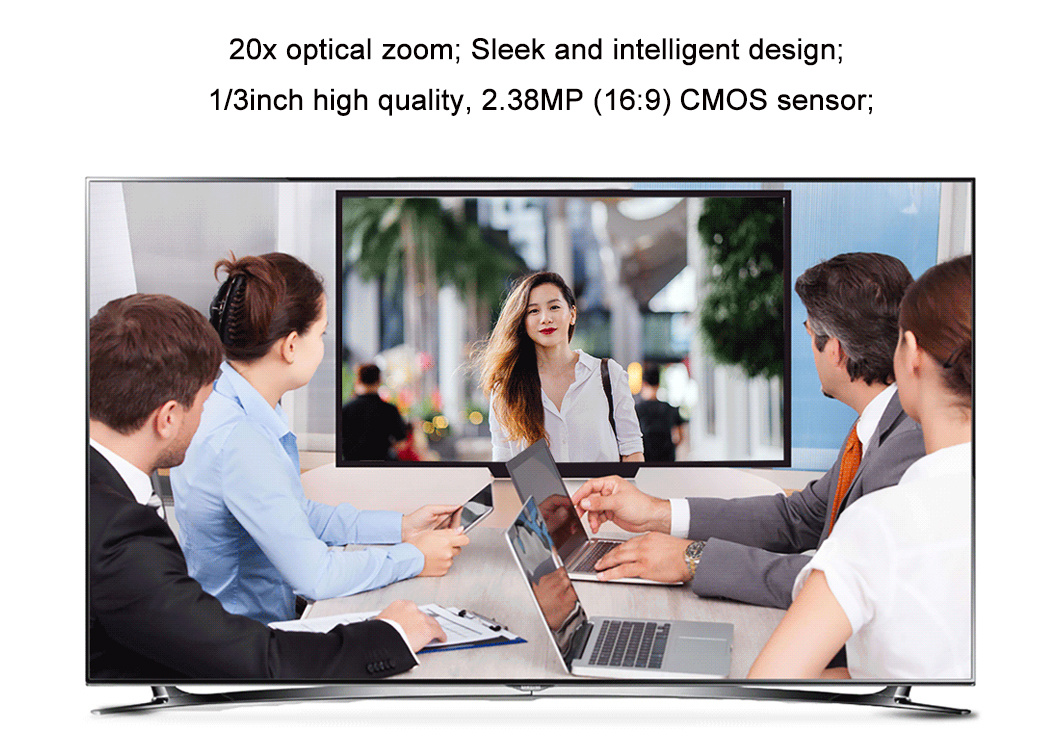3G-SDI HDMI USB PTZ Broadcast & Live Streaming Camera 20X Optical Zoom Video Conference Camera