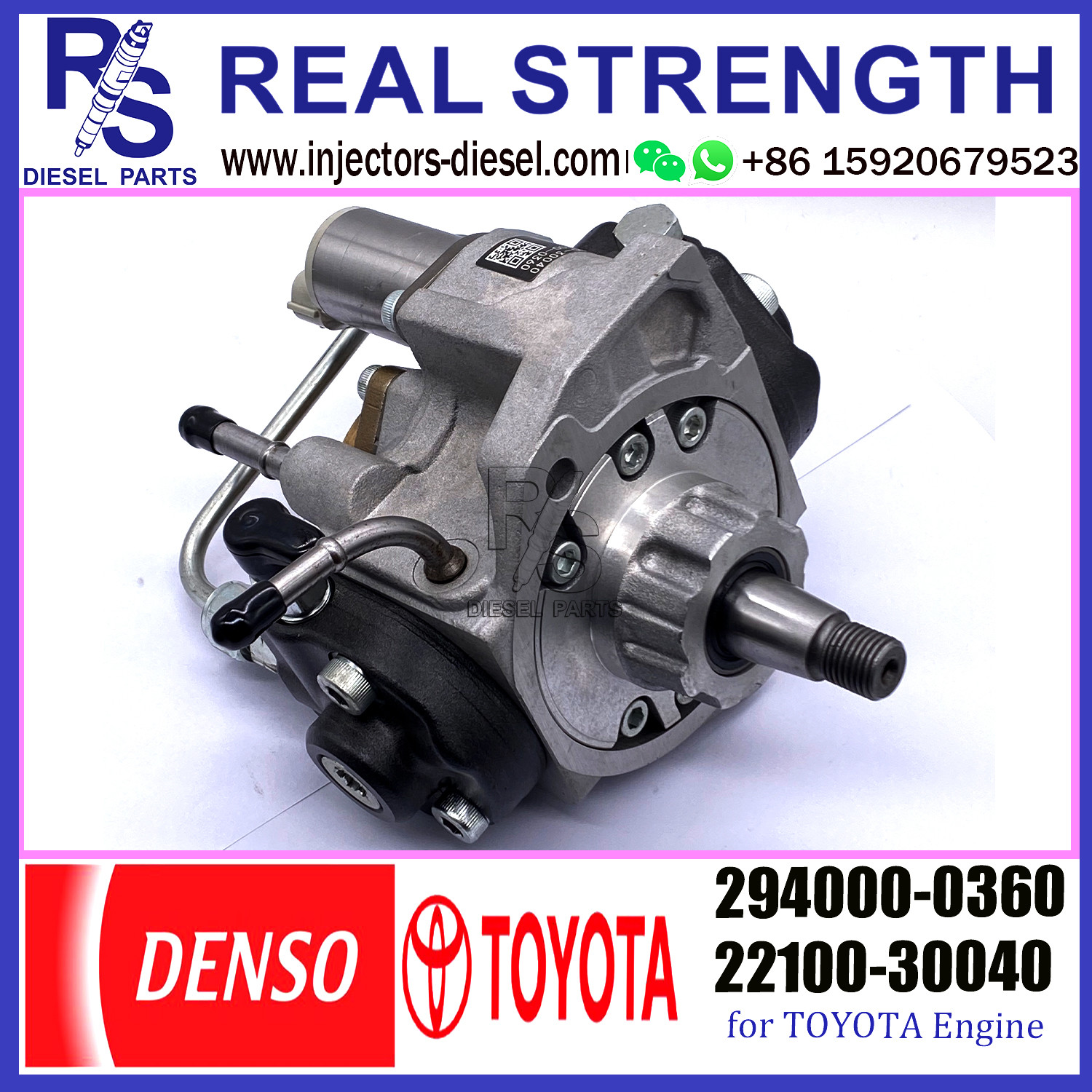DENSO Common Rail Diesel Pump 294000-0920 294000-0350 294000-0360 22100-30040 for Toyota 1kd-Ftv/2kd-Ftv D-4D Hilux