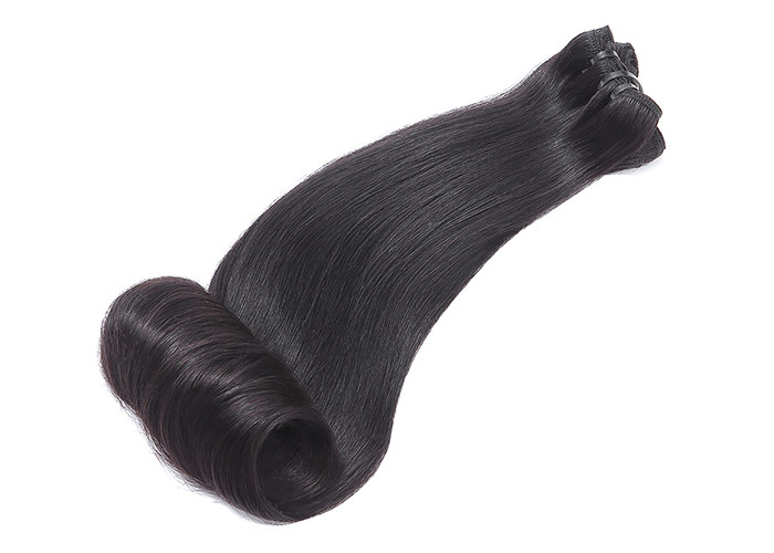 Fashion Egg Curl Remy Virgin Weft Hair Extensions For Silky No Chemical