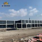 Two Story Lunxy Container Office House With Glass Wall