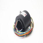 IP51 Through Hole Slip Ring 70mm Inner Bore Hollow Shaft Rotary Union