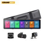 Dual Lens Full HD 4.3inch 1080P Car DVR Rear View Mirror Carplay