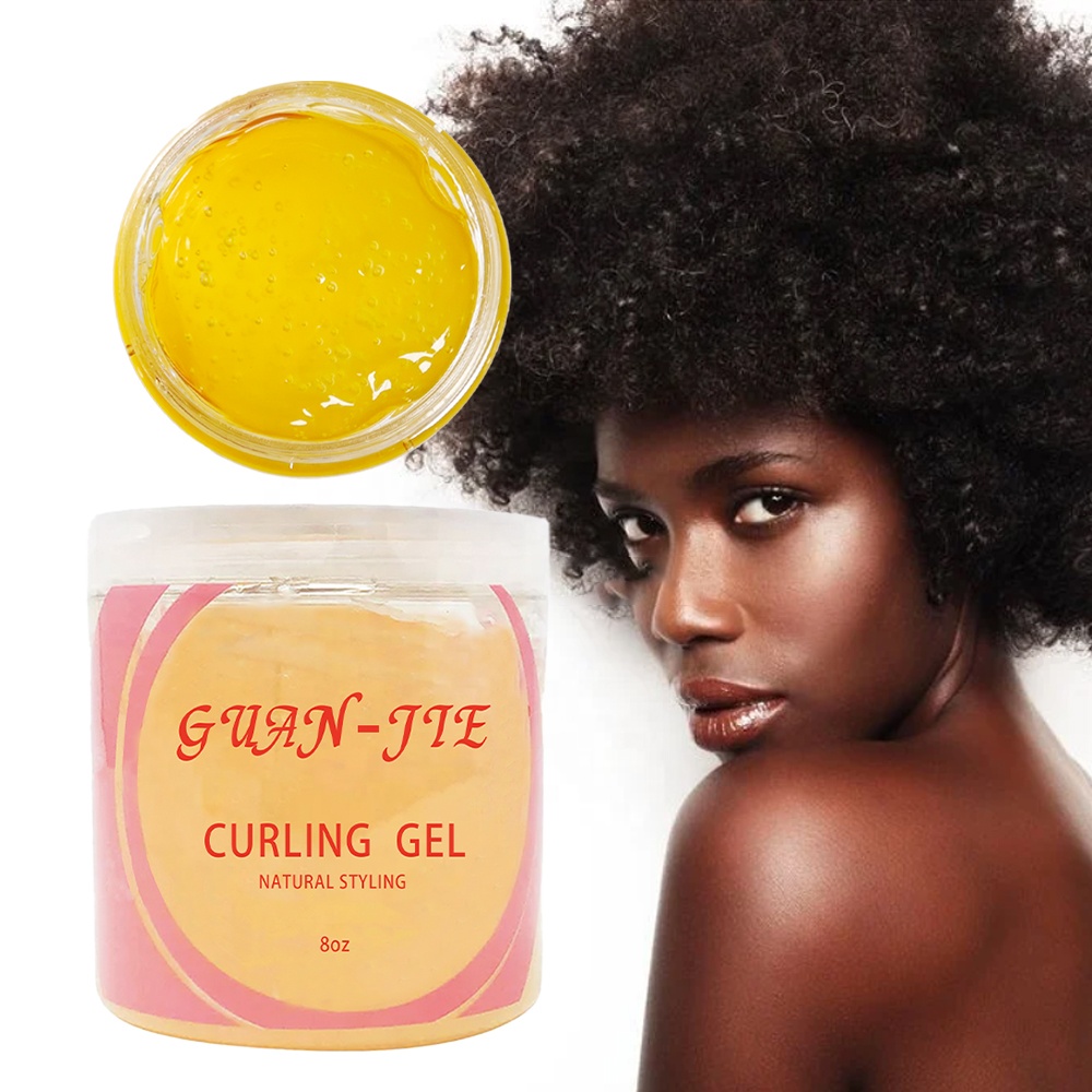 Custom Logo Black Women Braids Edge Control Curl Hair Styling Gel for Long Lasting Hold
