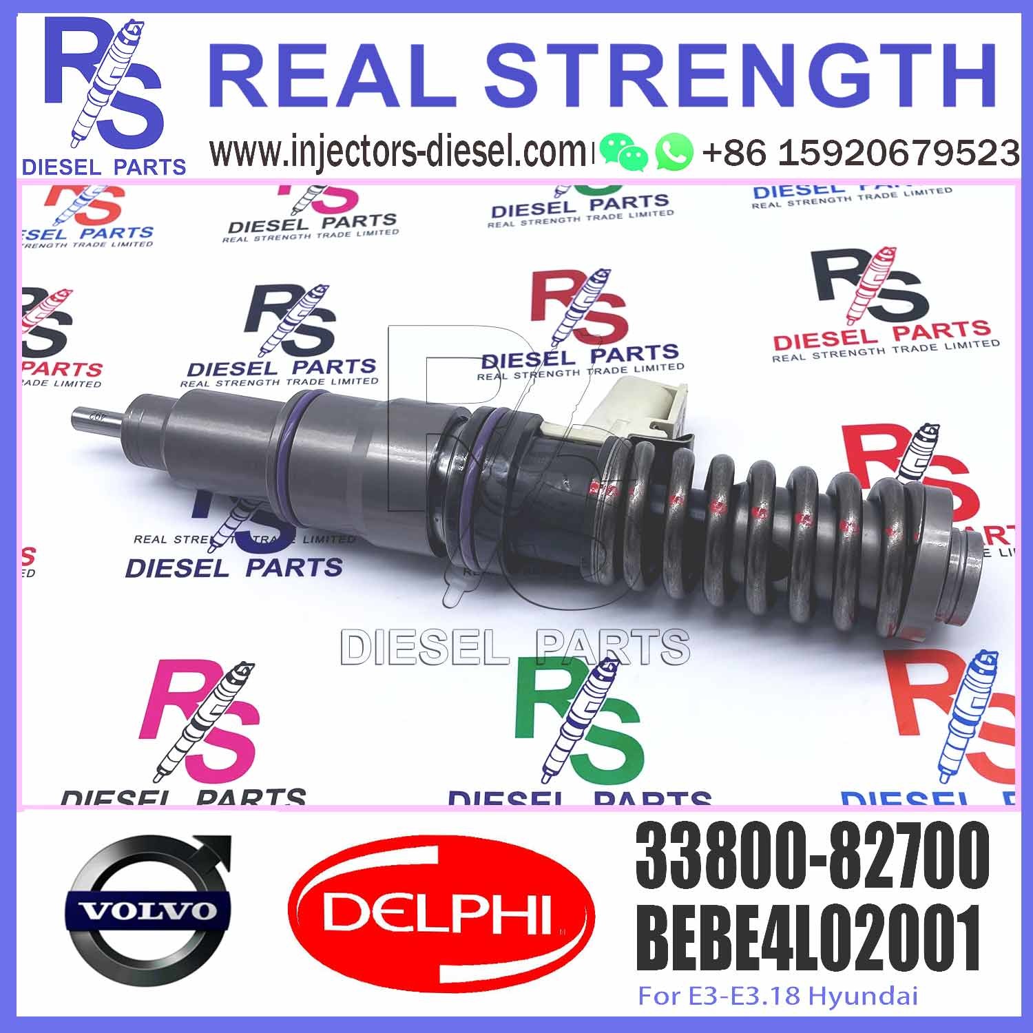 Fuel Injection Common Rail Parts Injector 33800-82700 3380082700 For V-O-L-V