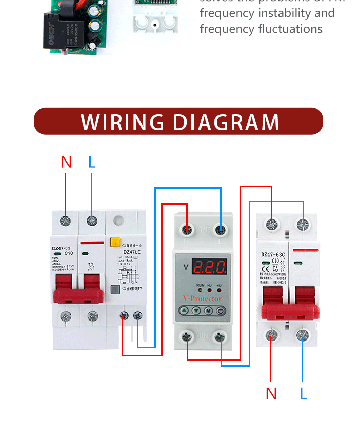 A new generation of high-quality Intelligent control Over and Voltage protector