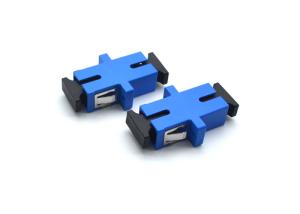 Quality Simplex ST Fiber Optic Adapter Blue SM / MM Single Mode With High Return Loss wholesale