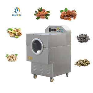 Quality Electromagnetic Stirrer Sunflower Seeds SS304 Peanut Roaster wholesale