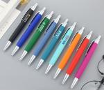 Hotel Promotional Ballpoint Pen Gift Business Ball Pen Soft Coating Printing