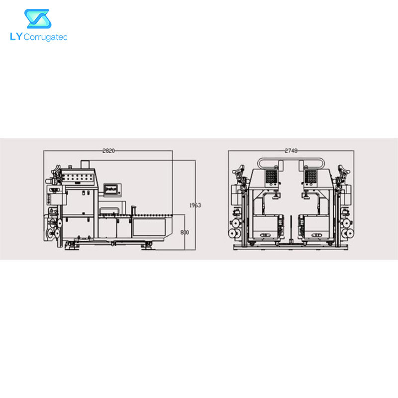 0. 5Mpa Semi Automatic Box Packing Machine 50-300mm Packing Size