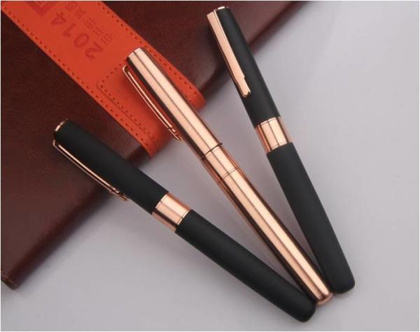 Custom Logo Advertising Roller Metal Cutting Laser Ball Pen