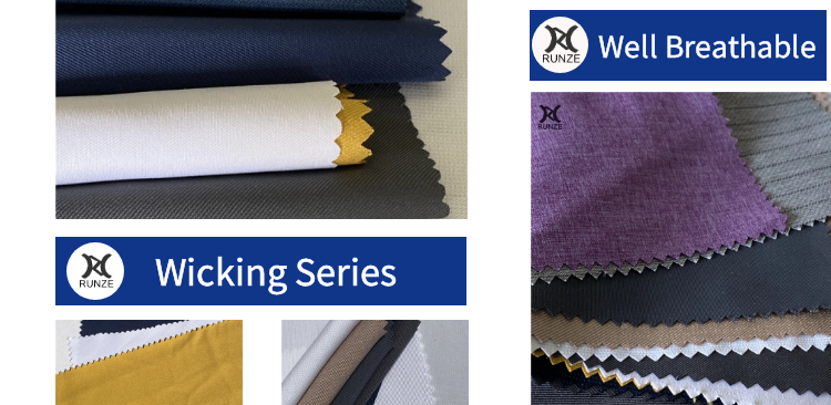 Soft and Moisture Wicking Polyester Microfiber Fabric for Men's Shirts and Sport Wear