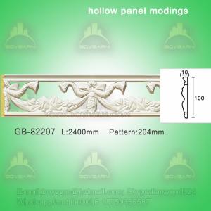 Quality Polyurethane Decorative center hollow mouldings for light decoration wholesale