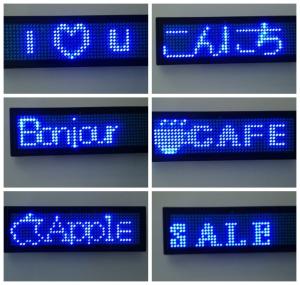 Quality Digital Rechargeable Mini LED Display Battery Backup Small LED Signs Indoor wholesale