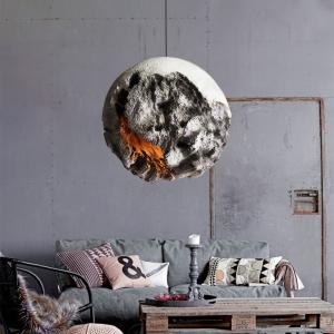 Quality Irregular Planet Wabi Sabi LED Chandelier Restaurant Bedroom Model Room hanging Lighting(WH-VP-170) wholesale