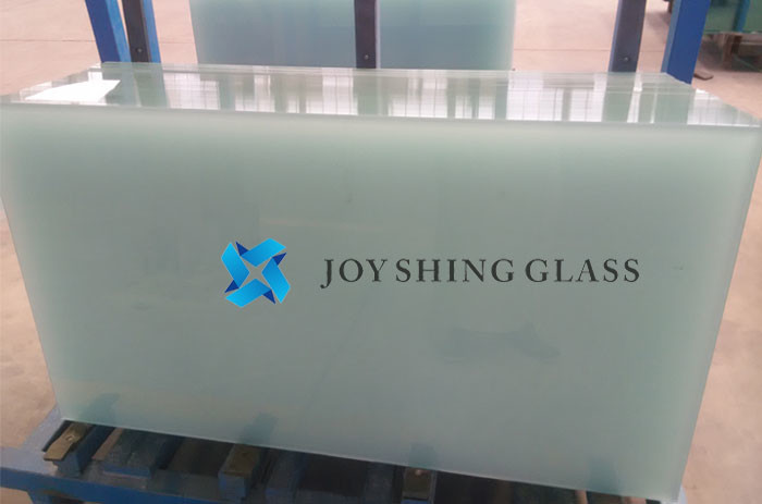 Custom 10mm Frosted Tempered Glass Panels 3/8" Safety Toughened Glass