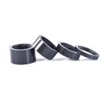 28.6mm Carbon Fiber Headset Spacers 3K Weave Bicycle Stem Spacers