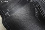 62/63” Light Slub Black Denim Jeans Fabric 10.5oz For Garment