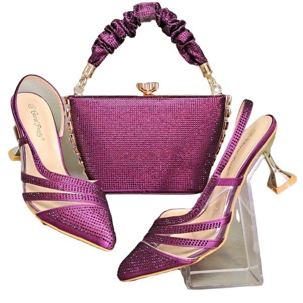 Supoo wholesale price wedding shoes matching bags african high heel shoes for