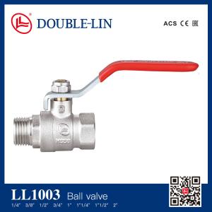 Quality 362.5 psi 2 Inch Brass Push Fit Ball Valve Double O Ring Stem wholesale