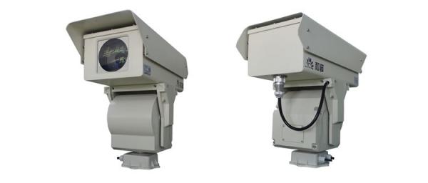 10km PTZ Thermal Imaging CCTV Camera , Fog Penetration Security Surveillance