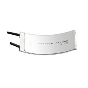 Quality 232357 Curved LiPo Battery 210mAh 3.7V Custom Lithium Battery wholesale