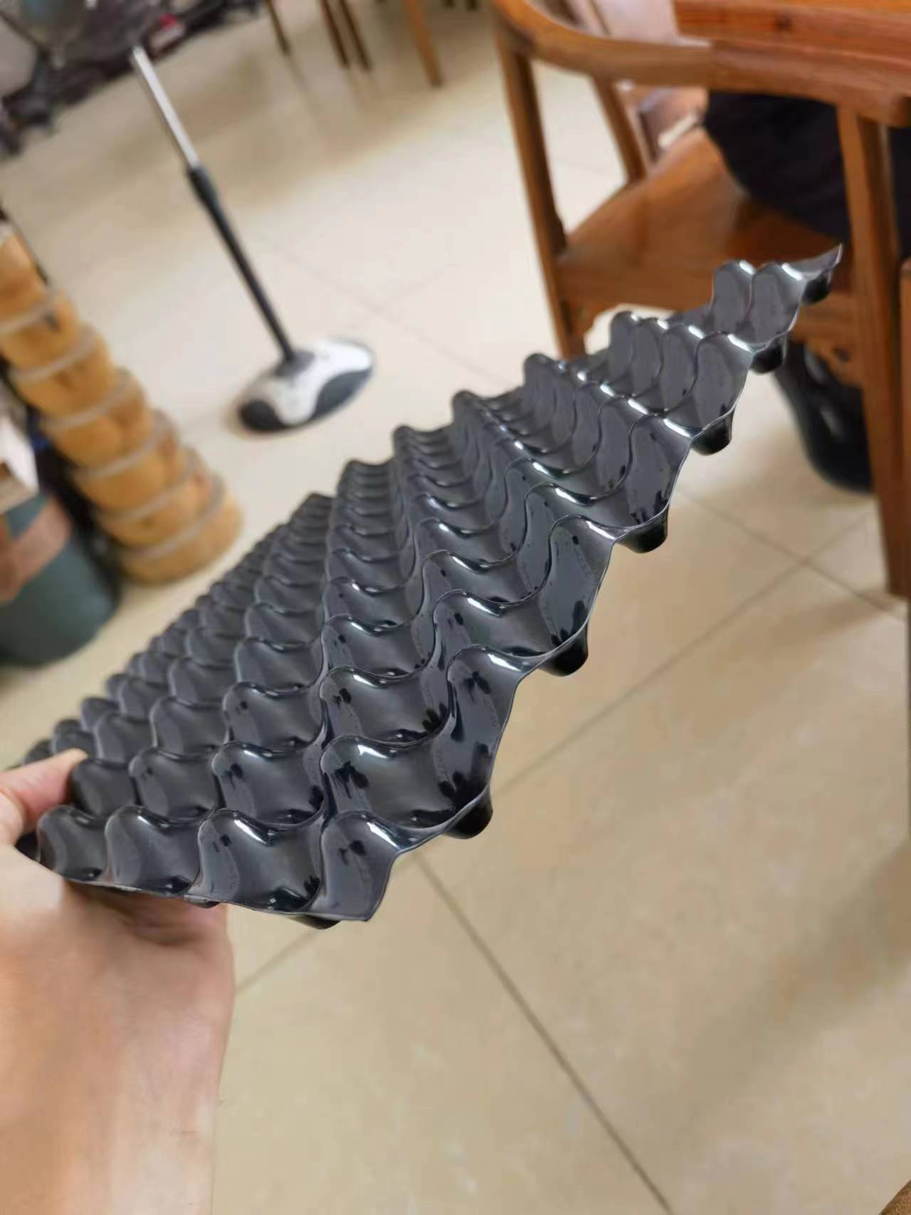 30mm Height Double Side Dimpled HDPE Drainage Cell Sheet for Modern Green Roof Design