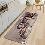 Christmas Long Strip Washable Kitchen Carpet For Sofa Area