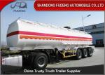 Professional 45000 Liters Fuel Tanker Semi Trailer With 5 Compartments