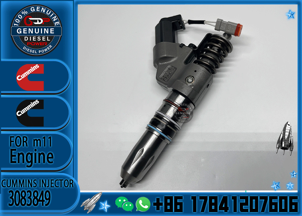 3083863 High Quality QSM11 ISM11 M11 Fuel Injector 3411754 3411756 3609925 3083849 3087772 3411755