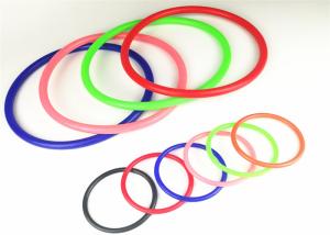 Quality OEM Colored Rubber O Rings Oil Resistant , Silicone Rubber Seal Rings wholesale