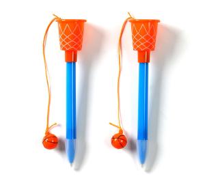 Quality Office School Pen with Unique Customized Logo Basketball Shape Topper Stationery wholesale