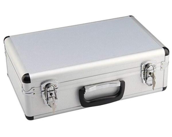 MultiWare Flight Case Aluminium Foam Microphone Camera Photography Carry Lock