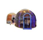 Full House Outdoor Prefabricated Luxury Glass Polycarbonate Garden Double Dome