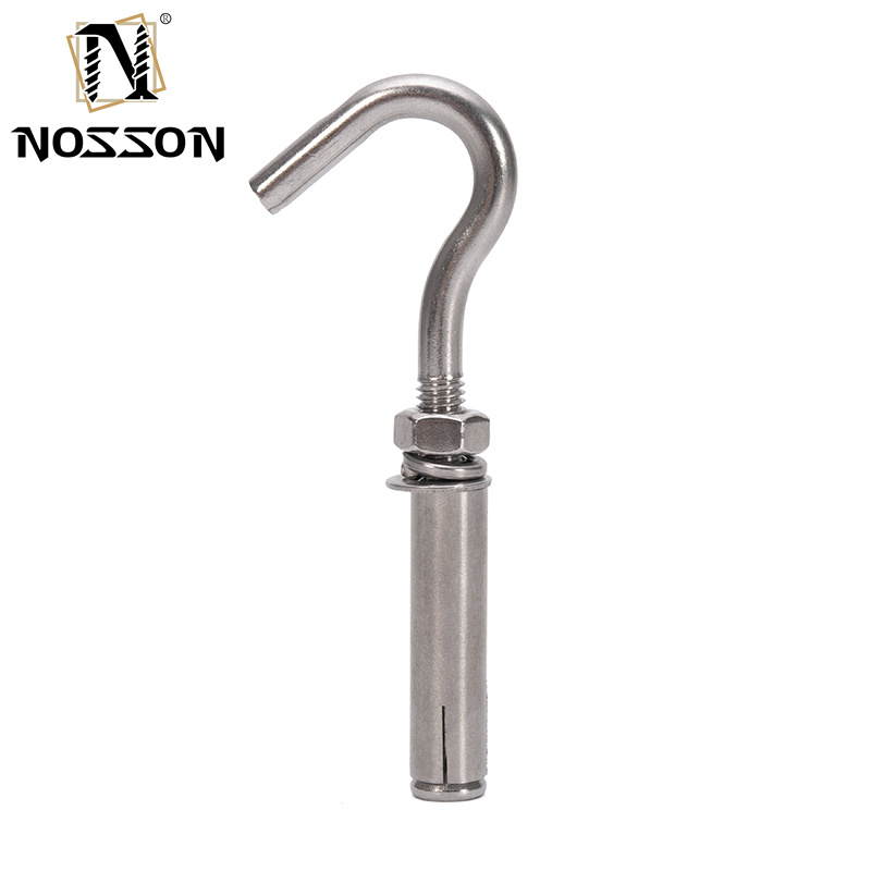 Black Finish M8 M18 Stainless Steel SS304 SS316 A2 A4 J Type Anchor Bolt for Industrial and Construction Applications