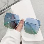 OEM Metal Frame Sunglasses , TAC Lens Lightweight Sunglasses Womens