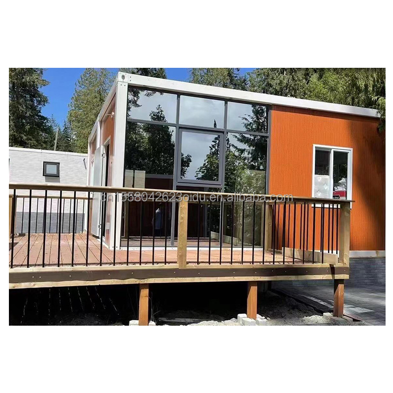 Galvanized Steel Bending Prefab Container House with Detachable Bathroom and Design