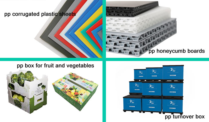 5mm 6mm Reusable Corrugated Plastic Boxes Recyclable UV Coating