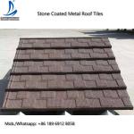 Flat Style Roof Tile Roof, Step Tile Roofing Sheet, Stone Chip Coated Terracotta