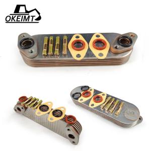 Quality OKEIMT 6D31 Mitsubishi Oil Cooler Me013360 Stainless Steel wholesale