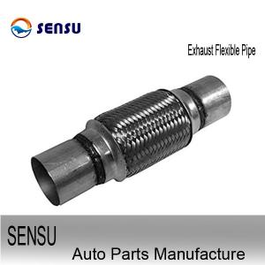 Quality SS202 Braided Stainless Steel Exhaust Flex Pipe For Engine Parts Reduce Noise wholesale