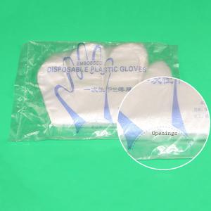 Quality 0.6g Clear Plastic Gloves Antiskid Antifouling Dustproof Flexible Operation wholesale