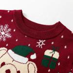 Winter Christmas Baby Knitted Sweaters Pullover Children Jumper Warm Knit Kids