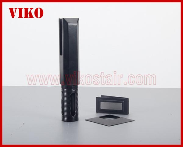 Glass Spigot VK62B Black Glass Spigot Square Design Swimming Pool Fence Tempered