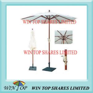 Quality Arc 2.7m Crank System Wooden Deluxe Umbrella wholesale