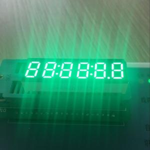 Quality Long Lifetime Digital Clock Display Pure Green 0.36&quot; 6 Digit For Instrument Panel wholesale