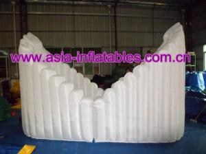 Quality Inflatable Ingot shape Exhibition Clamshell building dome wholesale
