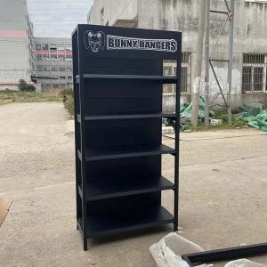 Quality Xingye Factory Custom Size Color black china supermarket shelves modern supermarket shelves cosmetic shelves for shops wholesale