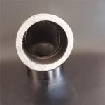 Double Wall Universal Stove Chimney Pipe 90 Degree Bend With Spigot Lock